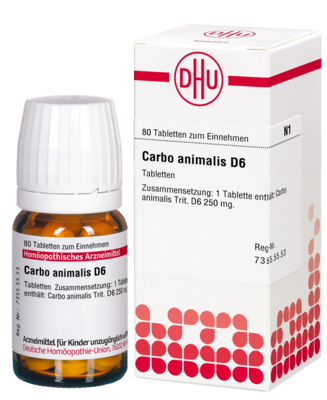 CARBO ANIMALIS D 6 Tabletten