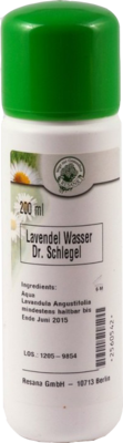 LAVENDELWASSER Dr.Schlegel