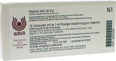 MAXILLA feti GL D 6 Ampullen