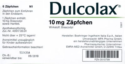 DULCOLAX Suppositorien