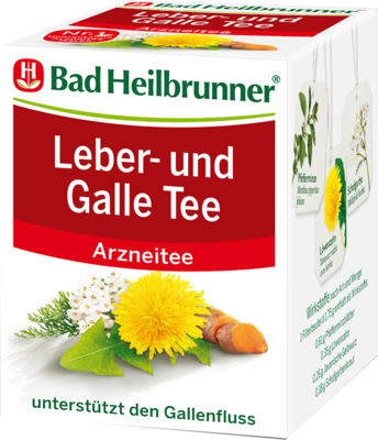 BAD HEILBRUNNER Leber- und Galletee Filterbeutel