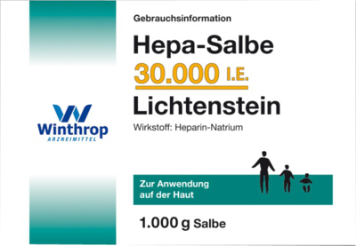 HEPA SALBE 30.000 I.E. Lichtenstein