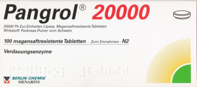 PANGROL 20.000 magensaftresistente Tabletten