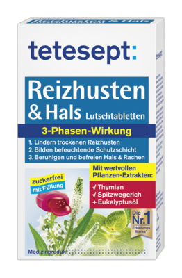 TETESEPT Reizhusten & Hals Lutschtabletten