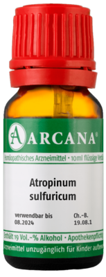 ATROPINUM SULFURICUM LM 60 Dilution