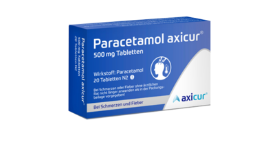 PARACETAMOL axicur 500 mg Tabletten